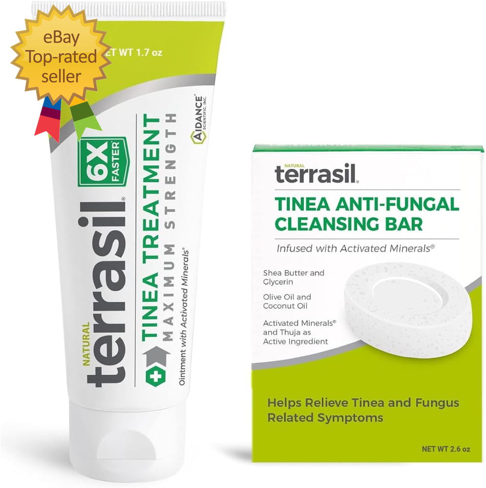 Antifungal Tinea Versicolor Treatment Cream and Soap Kit for Skin Care