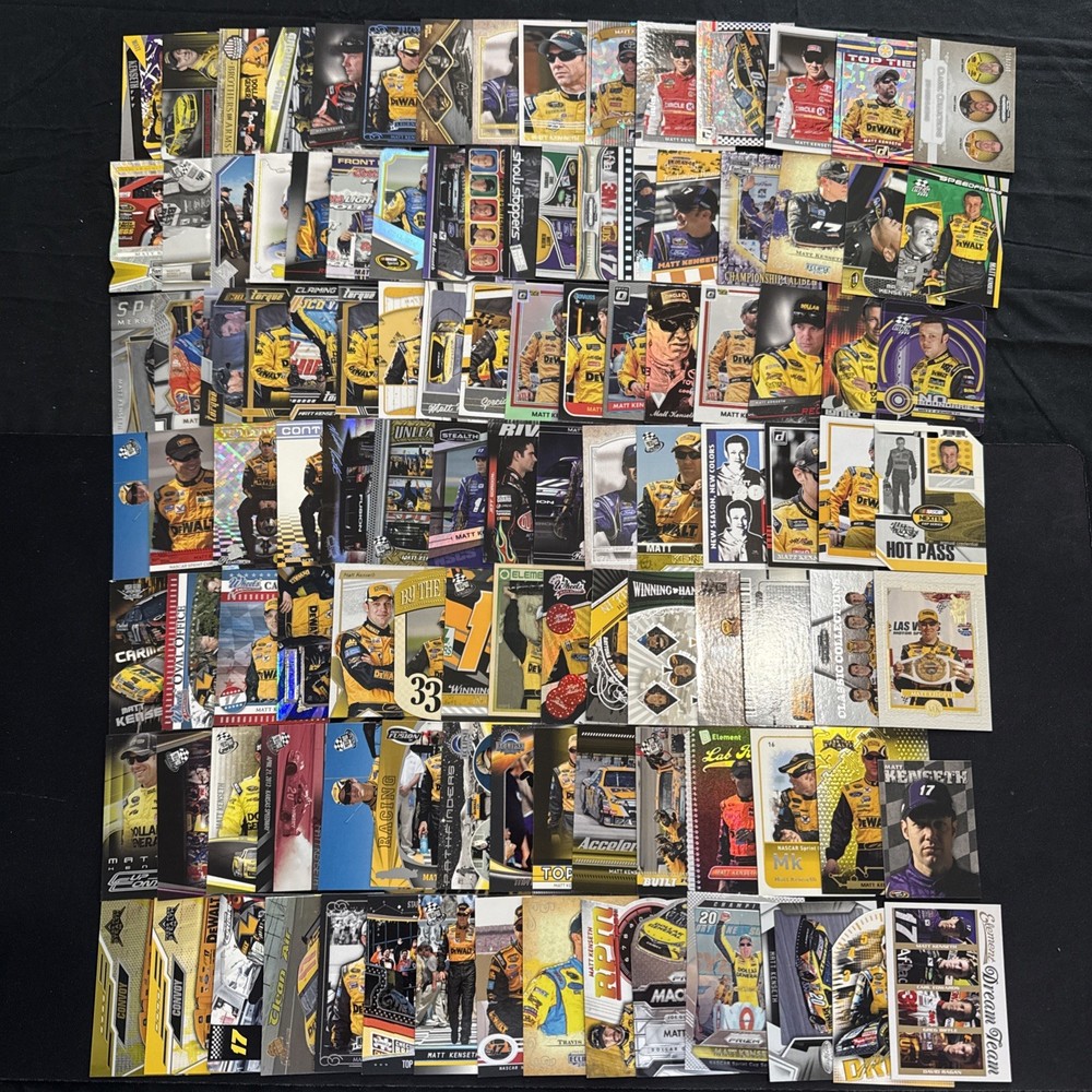 Matt Kenseth NASCAR 109 Card Lot Multi-Year Brands Serial Numbered
