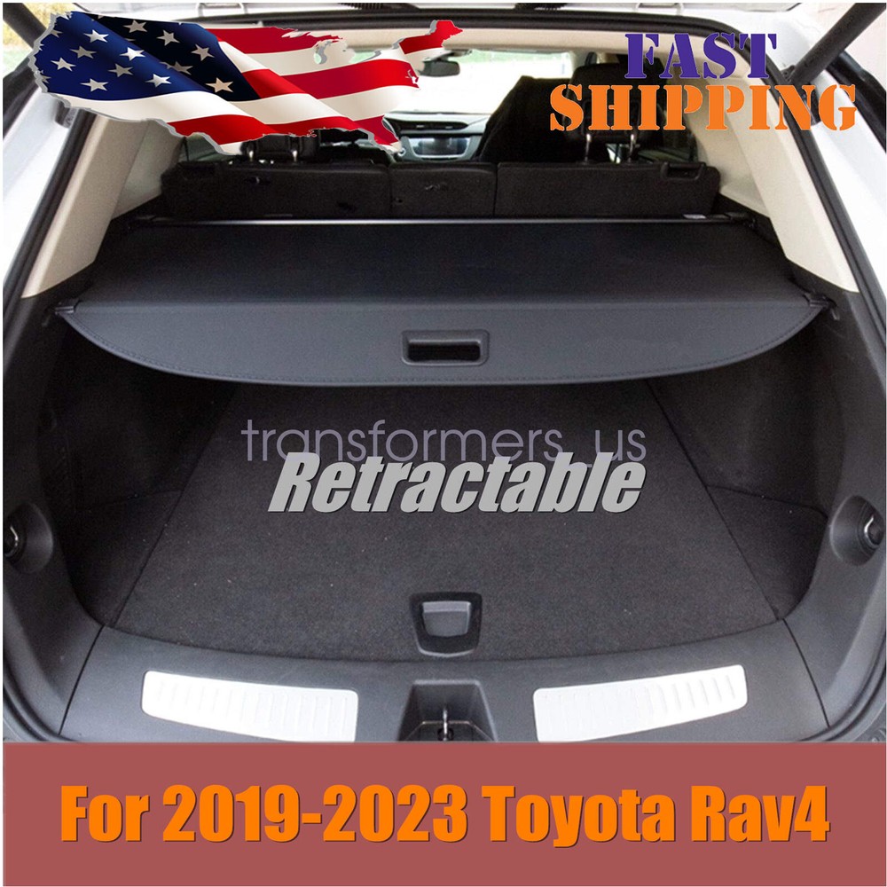 For 2019-2023 Toyota Rav4 Limited LE Rear Trunk Cargo Shade Cover 64910-0R050-C0