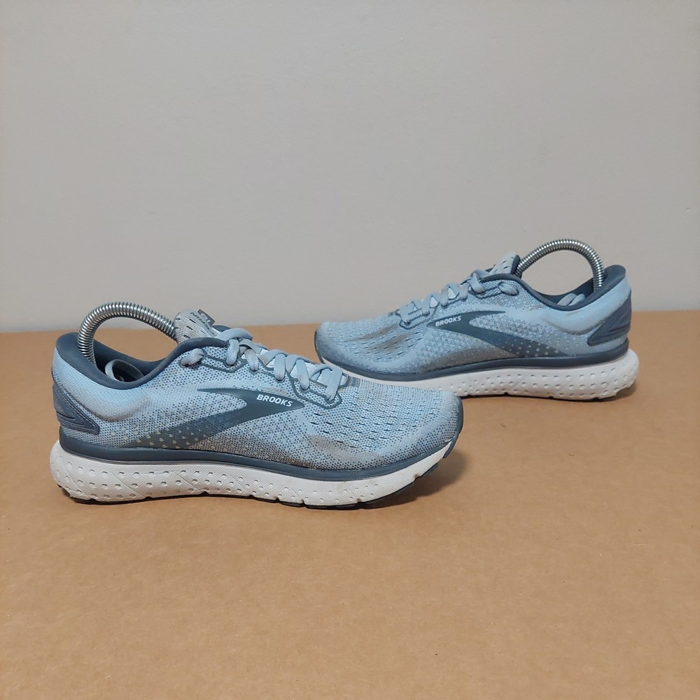 Brooks Womens Glycerin 18 1203171B073 Blue Running Shoes Sneakers Size 8.5