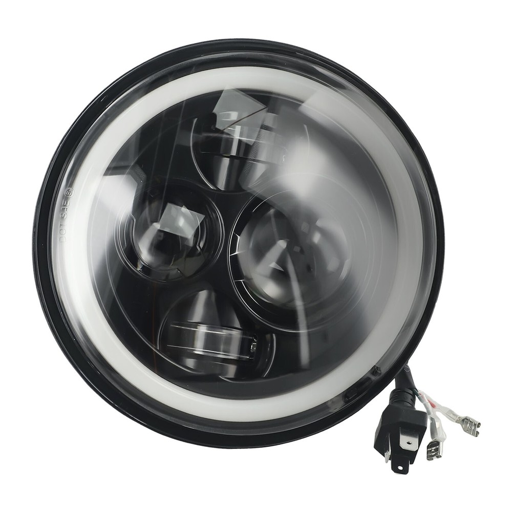 Enhanced Visibility Motorcycle LED Headlight Waterproof and Easy to Install