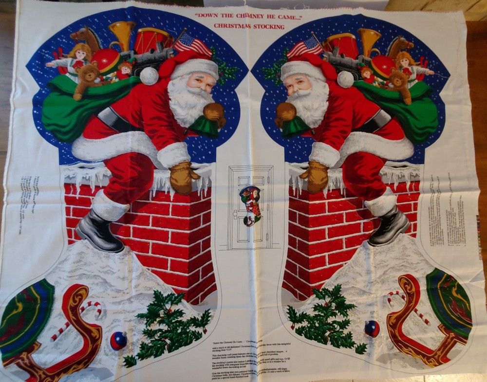Vintage VIP Cranston Jumbo Christmas Stocking Sewing Pattern