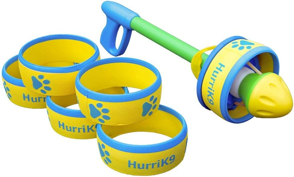 Flying Ring Launcher Dog Exerciser Starter Pack | Quickly Exercises Your Dog | I