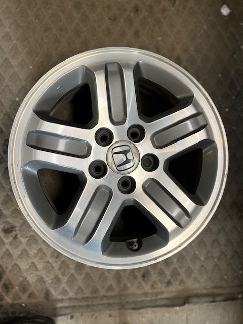 Wheel 16x6-1/2 Alloy 5 Spoke Machined Finish US Built Fits 05 PILOT 557075