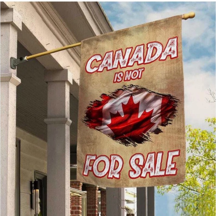 Retro Canada True North Strong And Free House or Garden Flag