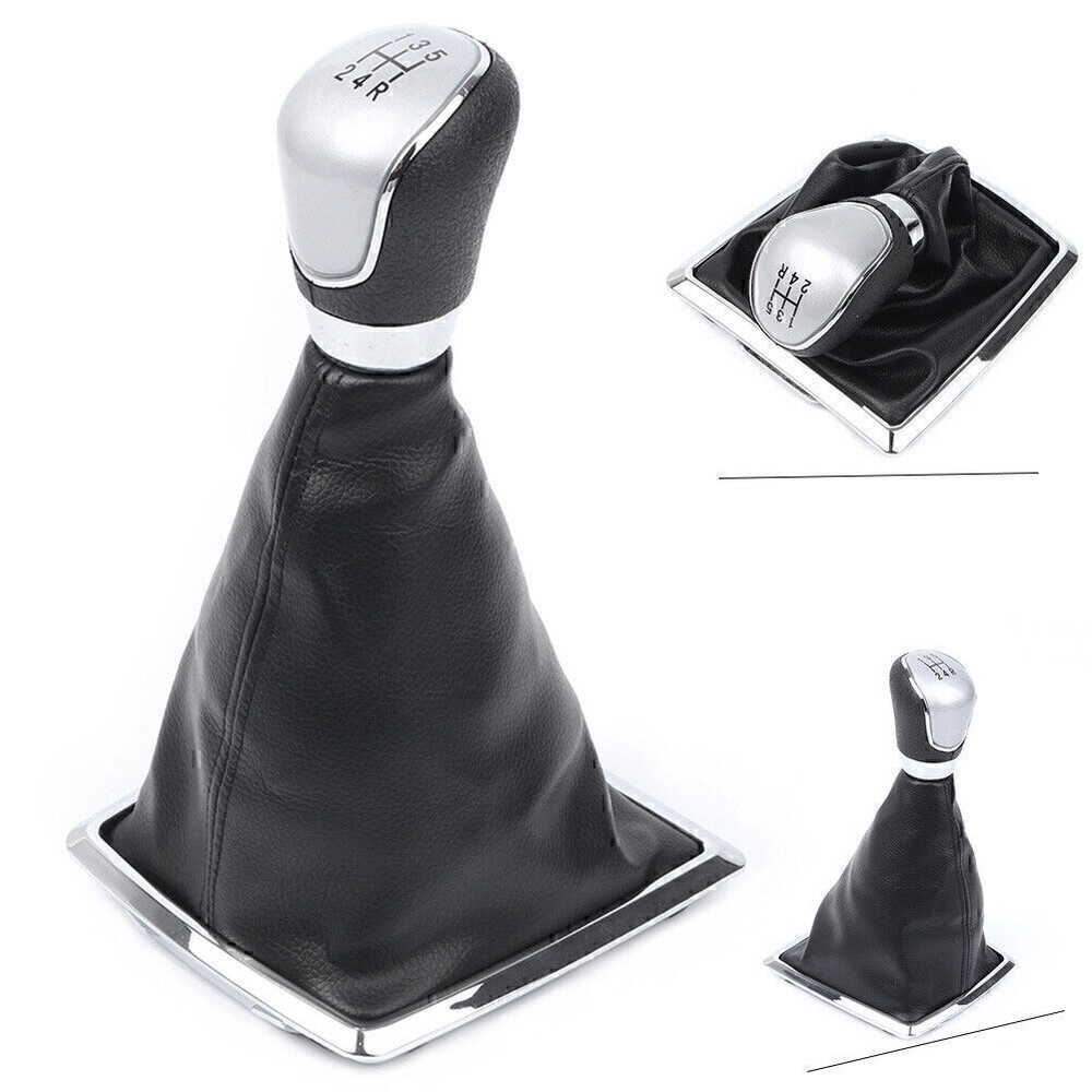 5-Speed Gear Shift Knob Shifter Stick Gaiter Boot for Ford Focus 05-08 10-12 US