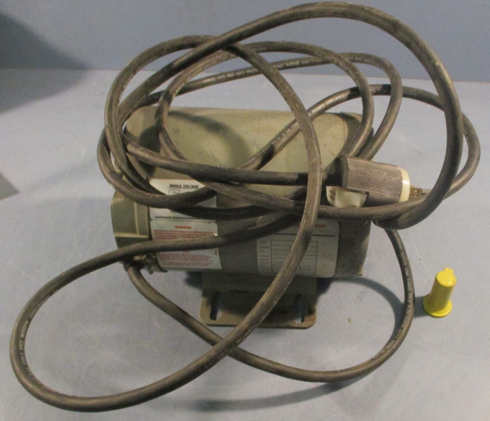 Baldor Clausing 34-2960-2212 Electric Motor 0.25HP 3450RPM 115V 5/8
