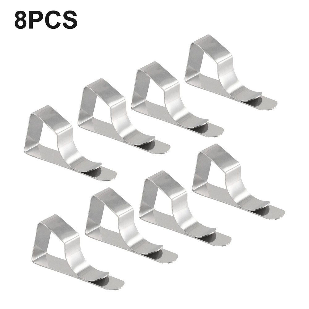 8pcs/set Steel Table Cloth Cover Tablecloth Holder Clips Metal Pegs Picnic Prom
