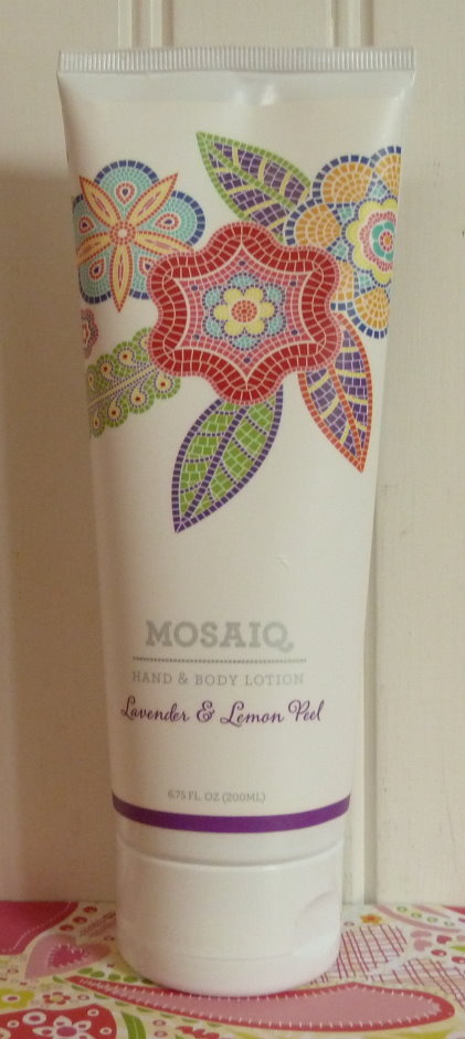 MOSAIQ HAND & BODY LOTION - LAVENDER & LEMON PEEL - 6.75 OZ SEALED