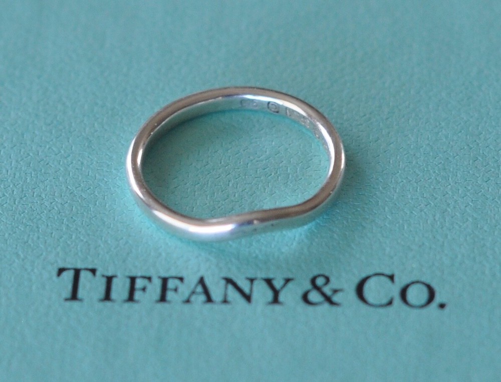 Tiffany & Co. Elsa Peretti Wave Ring Sterling Silver 925   Size 5   US