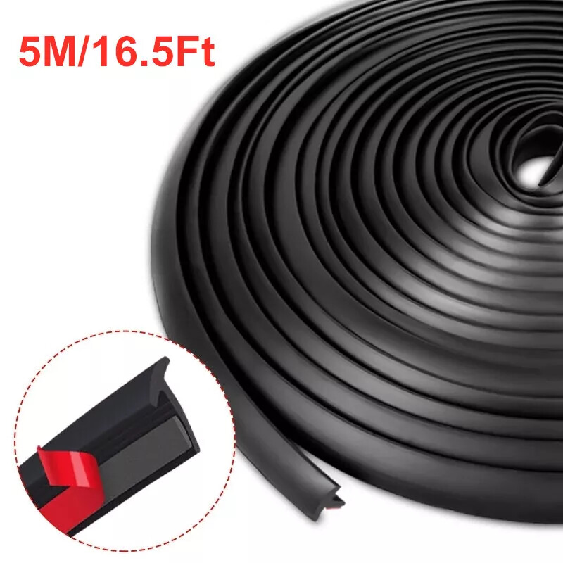 32.8FT For Rubber Seal Weather Strip Door Trunk Edge Moulding T-Shape Trim USA