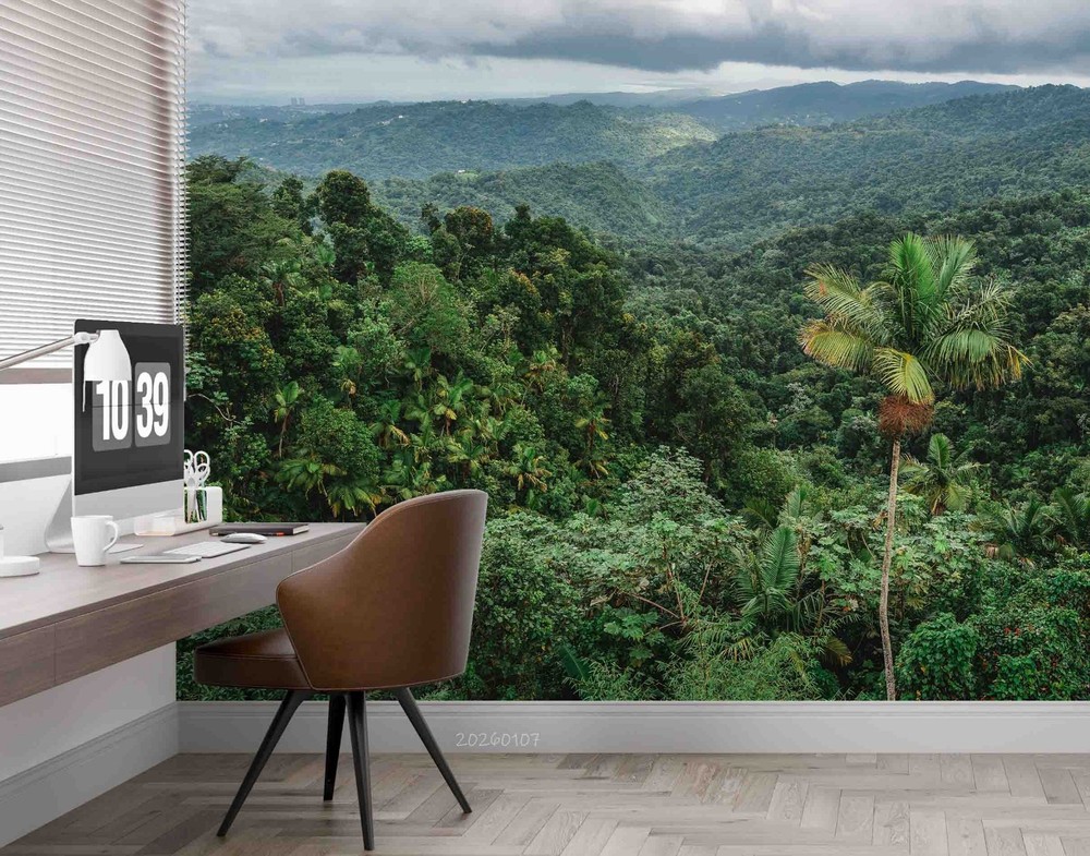 3D Forest Summer Landscape Wall Murals Wallpaper Murals Wall Sticker 4