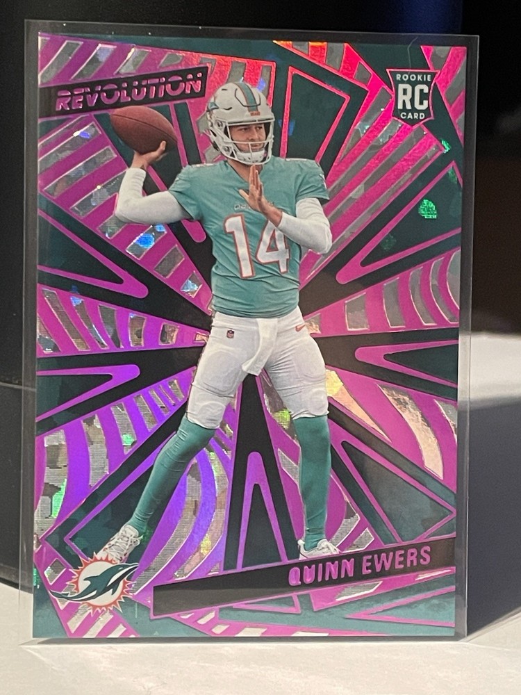 2025 Panini Revolution Premium Football Pink Ice /35 Quinn Ewers