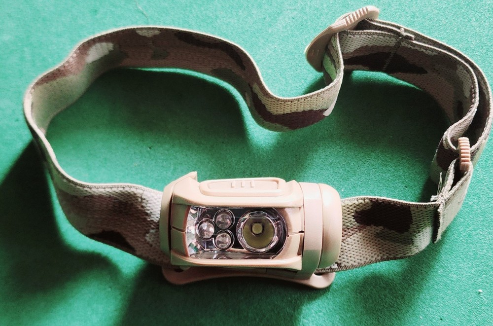 Princeton Tec Remix LED Headlamp 300 Lumens White and Red Multicam