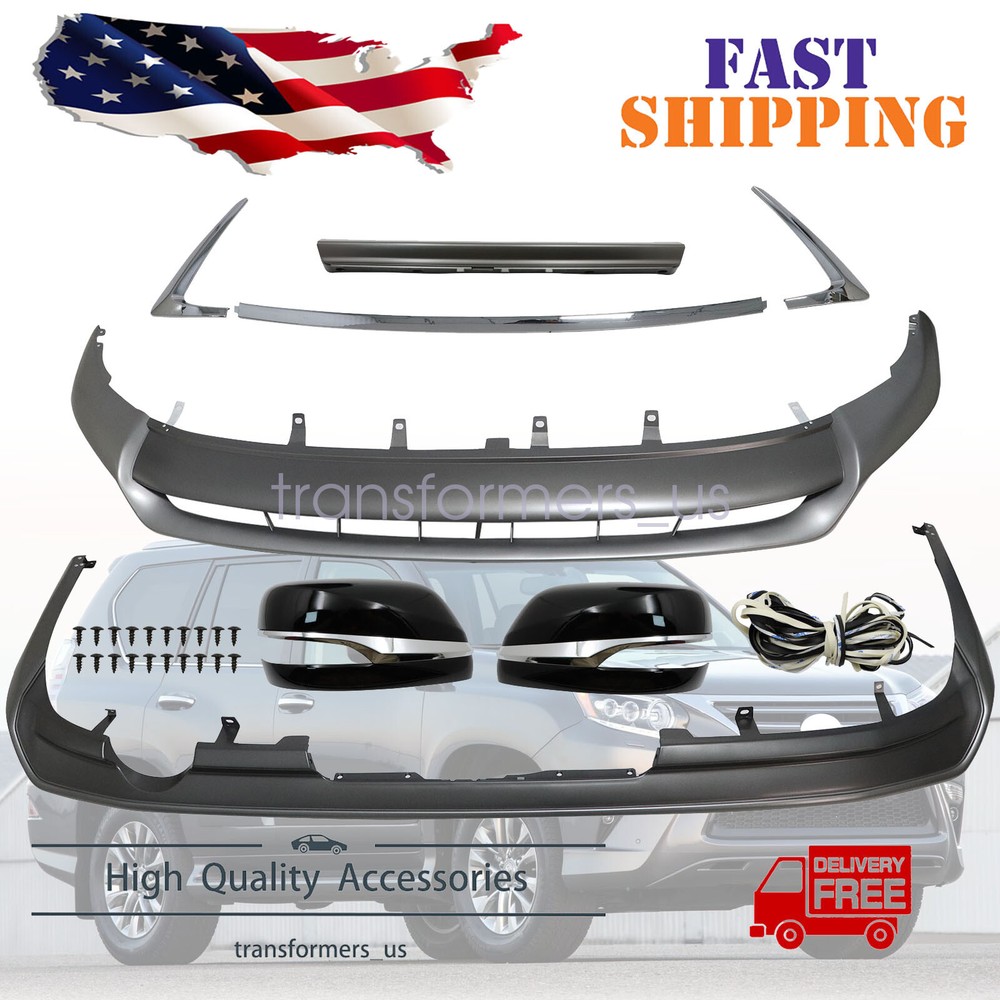 Lexus GX460 2014-2022 Front Rear Lower Lip Spoiler Mirror Cover Body Kit