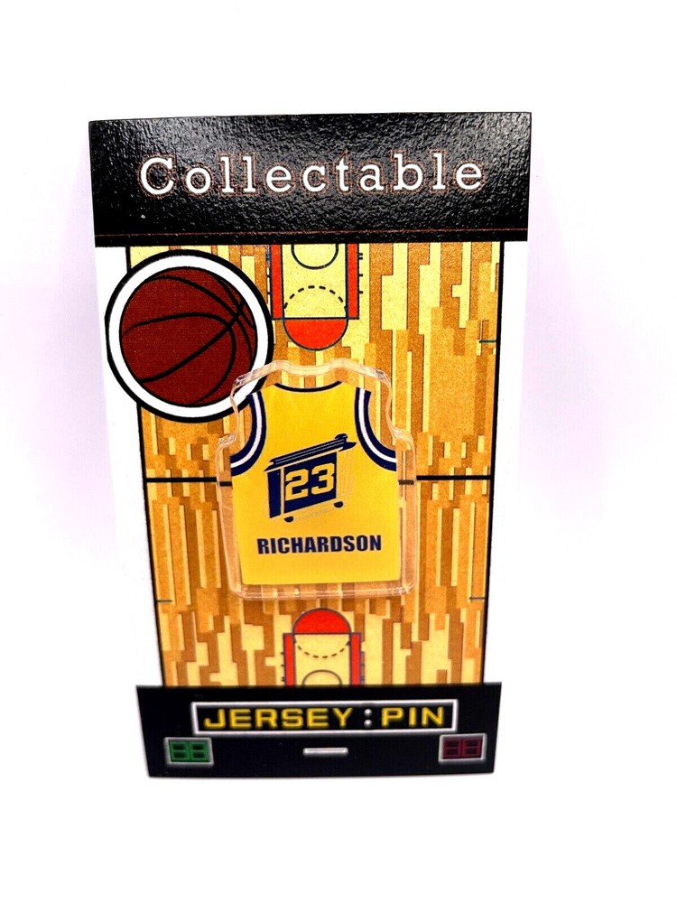 Golden State Warriors Jason Richardson Jersey Lapel Pin – Classic Dubs Collectible