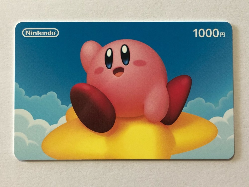 Gift Card / Gift Card - No Value - Nintendo - Kirby - 2019 - Japan-image