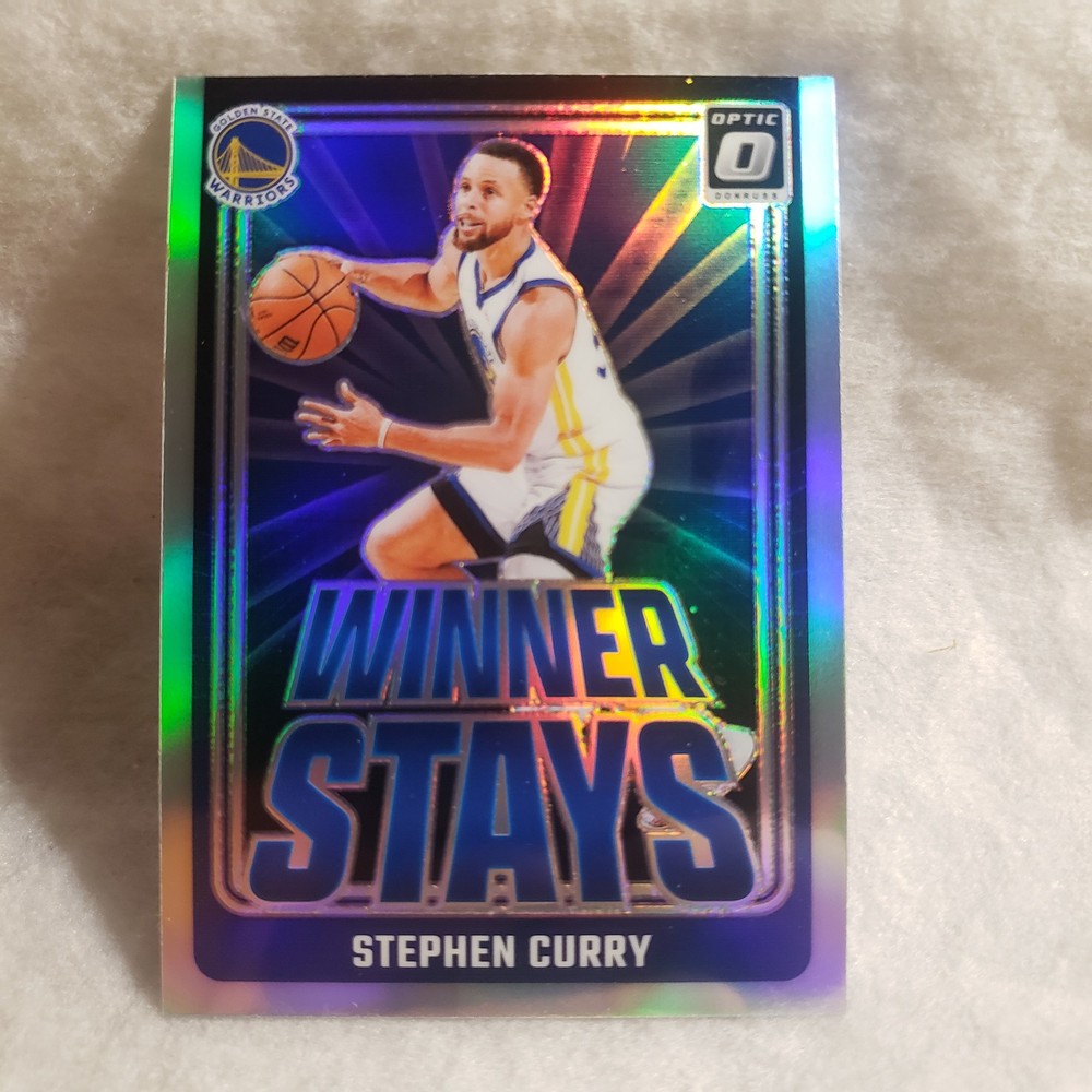 2024-25 Panini Donruss Optic - Winner Stays Stephen Curry #3 Holo Prizm