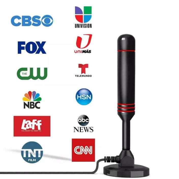 5600 Miles Digital TV Antenna Indoor HDTV Amplified Signal Booster 4K HD 1080P