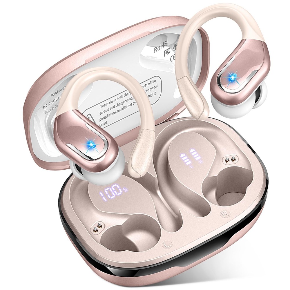 75H Wireless Earbuds Bluetooth 5.4 IP7 Waterproof Sport Headphones for Running