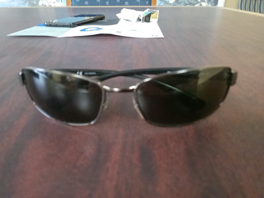 Ray Ban Gunmetal w POLARIZED Dark Green Lens Sunglass RB 3364 004/58