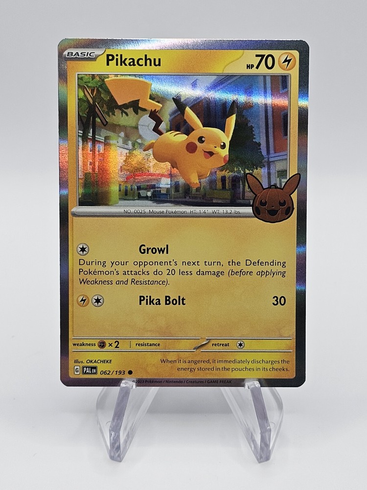 Pokemon TCG Halloween Trick or Trade Pikachu 62/193 Holo