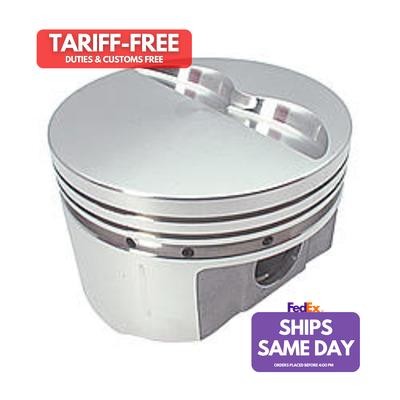 Sportsman 142069, Set of 8 Aluminum Sbm Flat Top Piston Set 4.030 Bore -5Cc