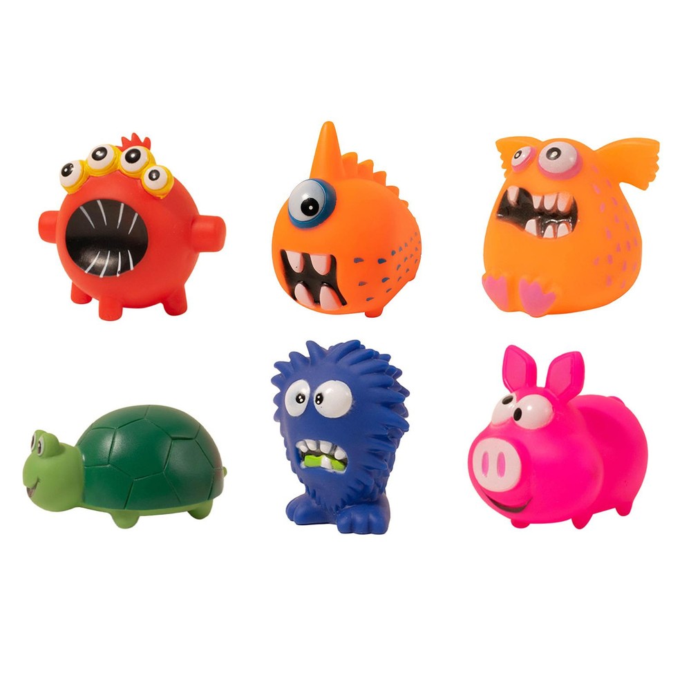 Dog Squeaky Toy Cartoon Pet Vinyl Sound Toy Pet Dog Chew Throw Play Toy