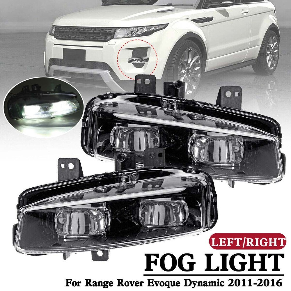 Smoked LED DRL Fog Lights for Land Rover Evoque 2011-2015  