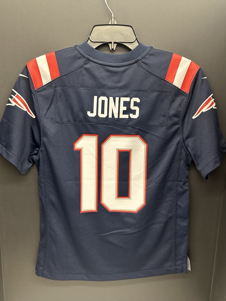 MAC JONES NEW ENGLAND PATRIOTS NIKE NFL YOUTH GAME JERSEY SIZE M CLEARANCE SALE-image