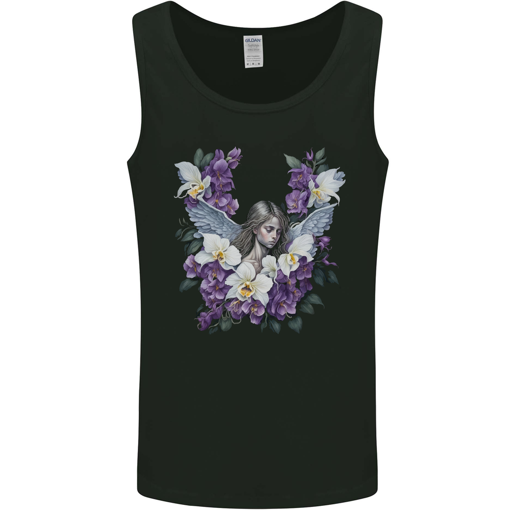 Orchid Angel Gothic Goth Mens Vest Tank Top