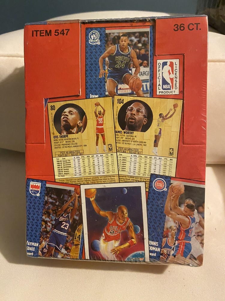 1991-92 Fleer Basketball Box Series 1