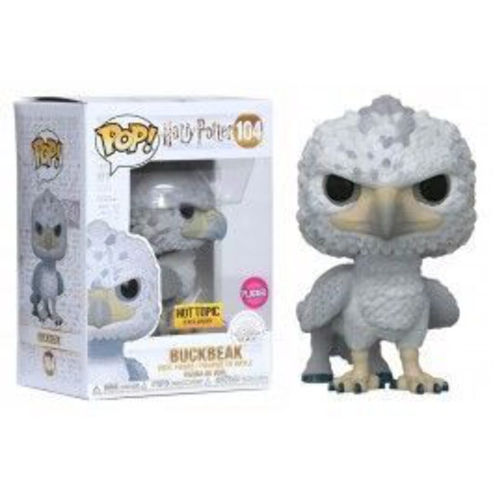 Flocked Funko POP Harry Potter Buckbeak Black Eyes Exclusive