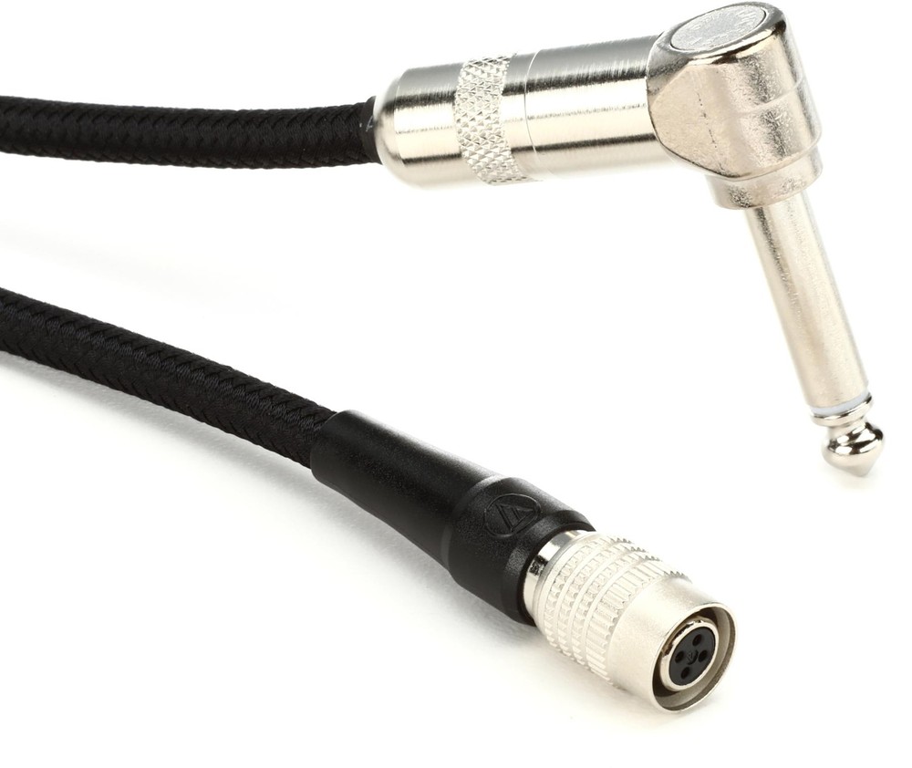 Cable de guitarra profesional Audio-Technica AT-GRcW para transmisores inalámbricos Bodypack
