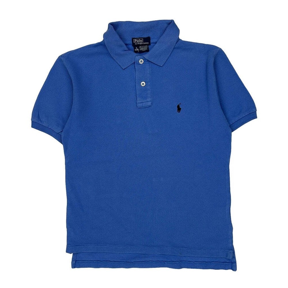Age 8-10 Polo By Ralph Lauren Polo Shirt - Small Blue Cotton