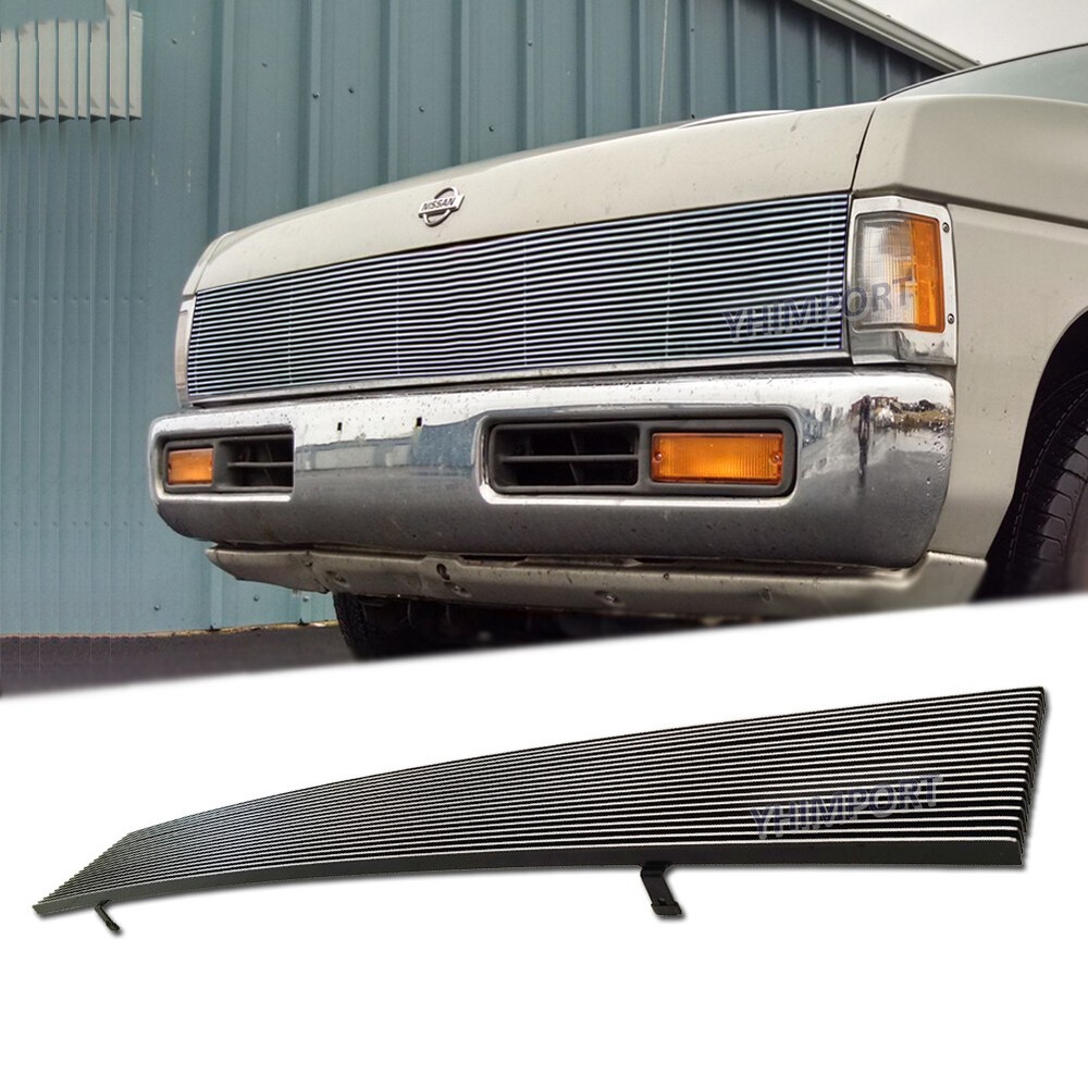 Chrome Billet Grille Main Upper Grill Insert Fits 1986-97 Nissan Pickup Phantom