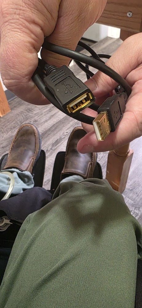 33FT USB-A to USB-B Extension Cable for Printers Scanners Cameras