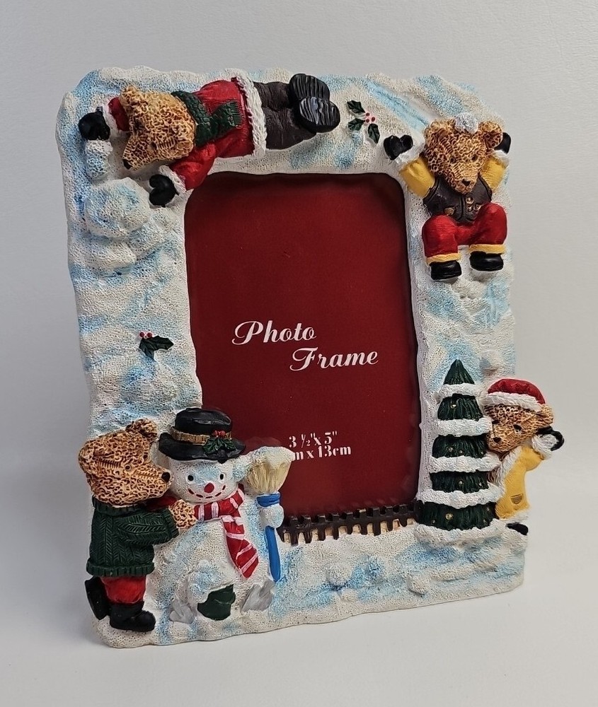 Christmas Holiday Picture Photo Frame 3.5