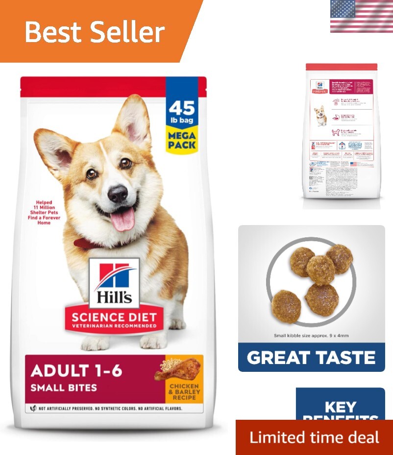 Adult 1-6, Adult 1-6 Premium Nutrition, Small Kibble, Dry Dog Food, Chicken &...