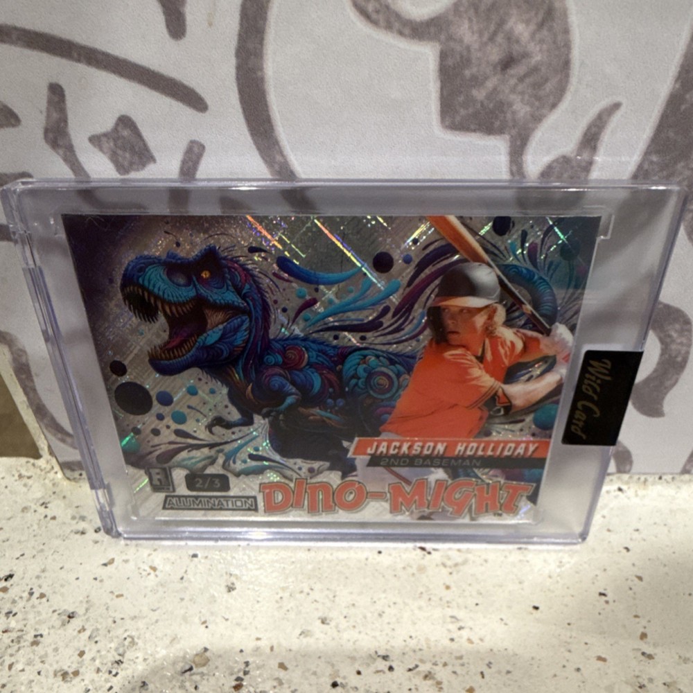 Wild Card Dino-Might Jackson Holliday Baseball Trading Card #2/3
