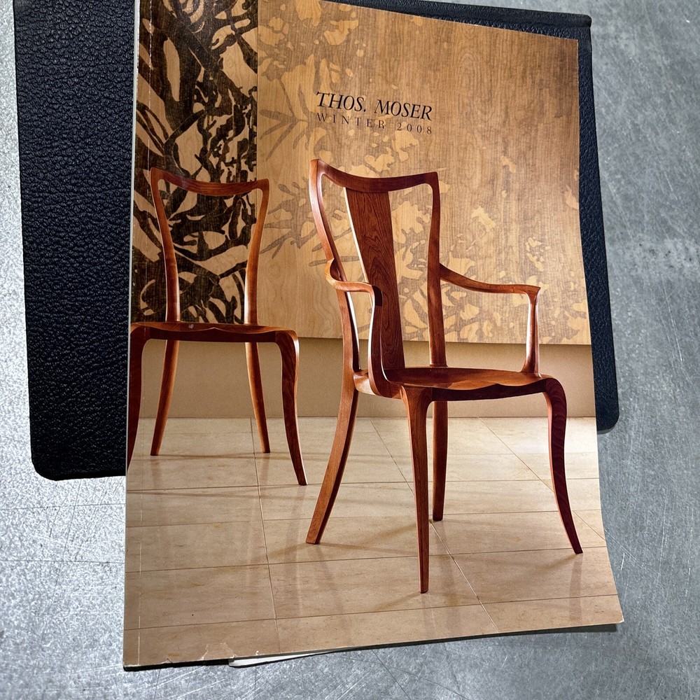 Thos. Moser Home Decor Catalog Winter 2008 Handmade American Furniture Brochure