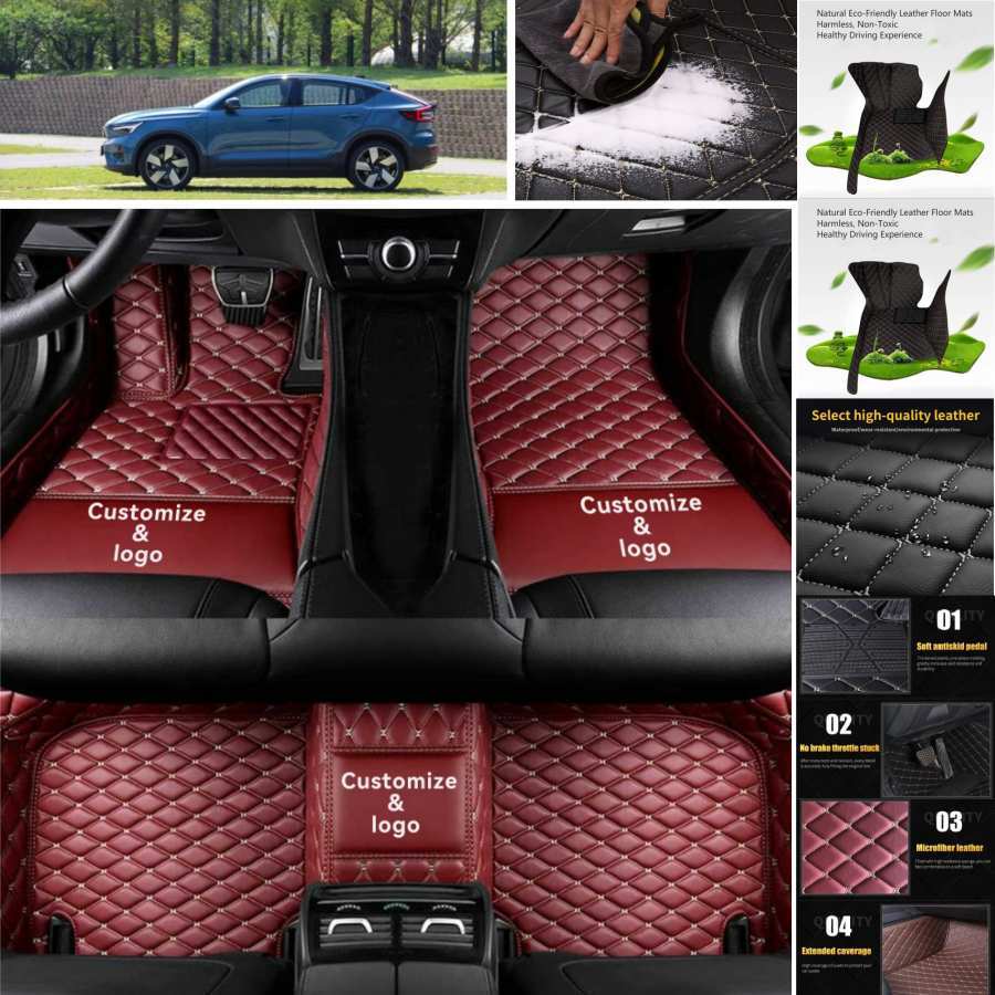 Volvo C40 Custom All-Weather Floor Mats & Cargo Liners Luxury Fit