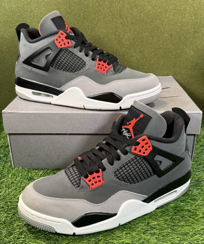 Jordan 4 Retro 'Infrared' (Size 10) *Super Clean/VNDS w/ OG All* DH6927-061