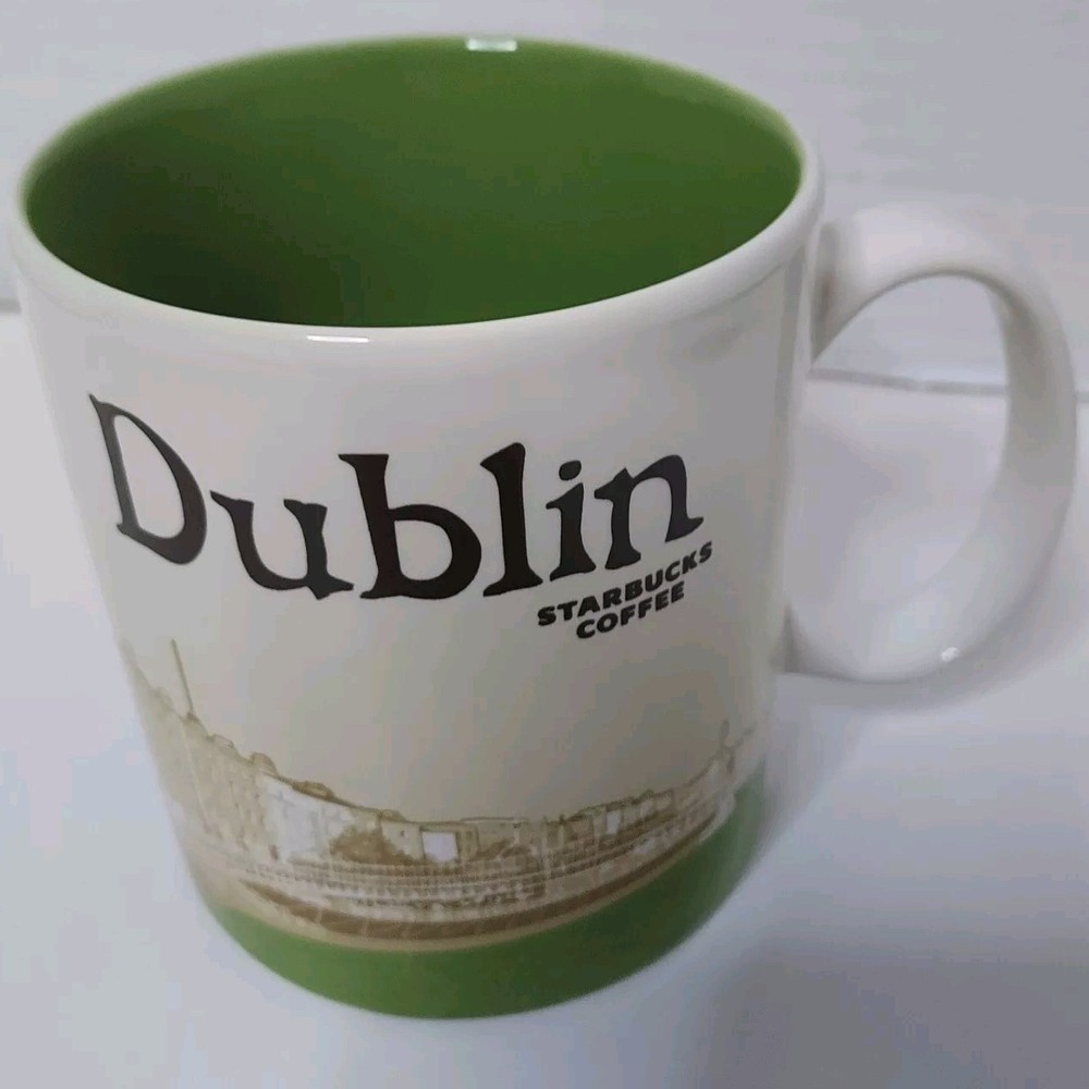 Starbucks 16oz Dublin You Are Here Mug Global Icon Series 2017 EUC