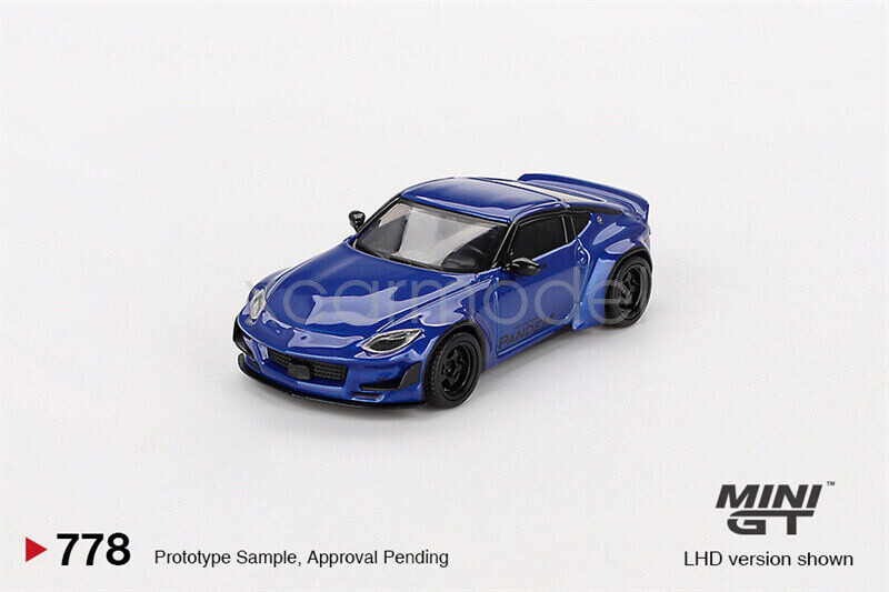 MINI GT 1:64 Scale Z Pandem Seiran Blue LHD  Diecast Toy Collection Model