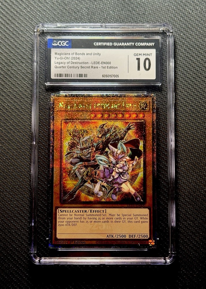 Magicians of Bonds and Unity - LEDE-EN000 - Graded CGC 10 💎 - Yu-Gi-Oh!