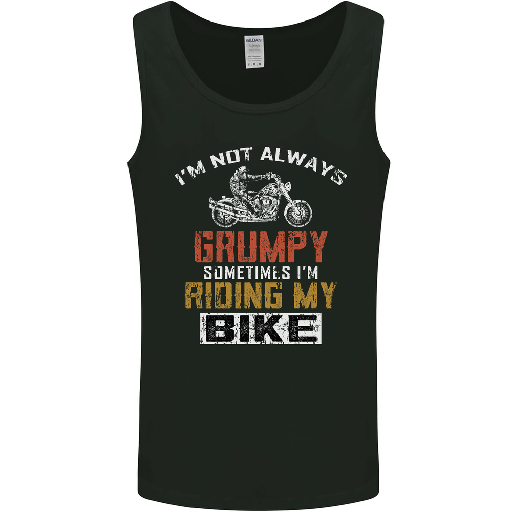 Im Not Always Grumpy Biker Motorcycle Mens Vest Tank Top