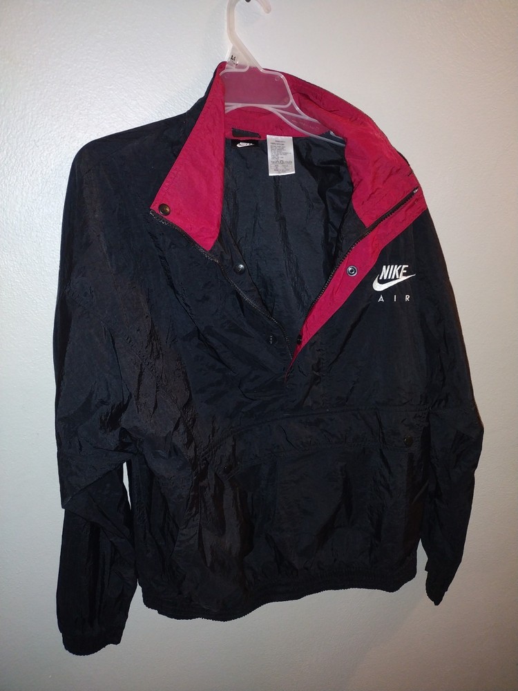 90s Vintage Nike Half-Zip Pullover with Center Swoosh - Medium