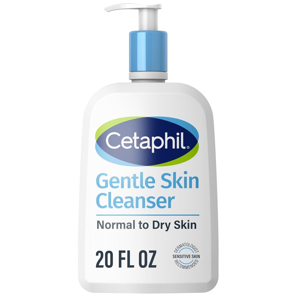 Cetaphil Face Wash, Hydrating Gentle Skin Cleanser for Dry to Normal...
