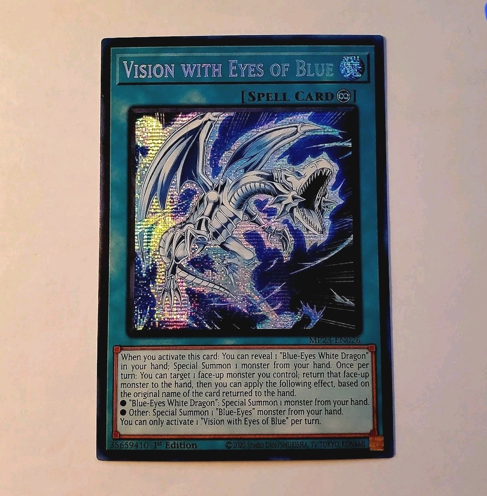 Vision with Eyes of Blue Secret Rare 25th Anniv MP23-EN026